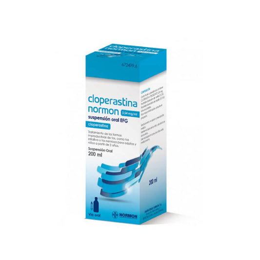 Cloperastina Normon Efg 3.54 Mg/ ml Suspension Oral 200 ml