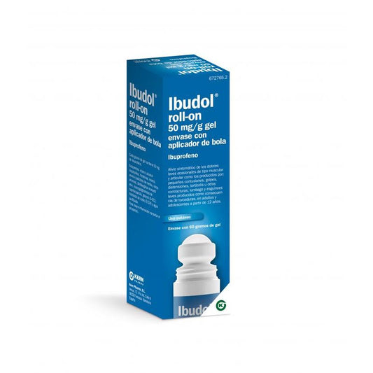 Ibudol Roll-On 50 mg/g Gel tópico 60 g