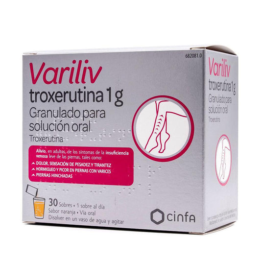 Variliv Troxerutina 1 gr 30 sobres