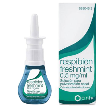 Respibien Freshmint 0,5 mg/ml Solución Pulverización Nasal 15 ml
