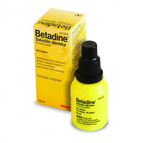 Betadine 10% Solución Tópica 1 Frasco 50 ml
