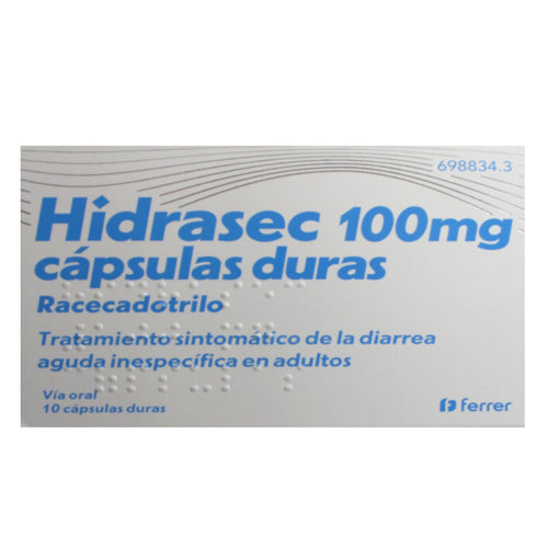 Hidrasec 100 mg 10 cápsulas Duras