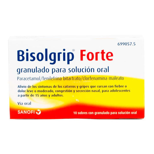Bisolgrip Forte Granulado Solución Oral 10 sobres