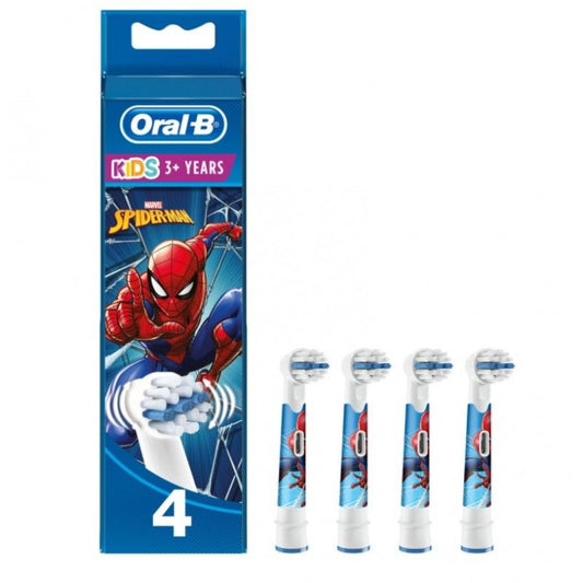 Oral-B Braun Spiderman Electric Toothbrush Refil, 4 pcs.