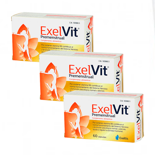 Exelvit Pacote pré-menstrual 3x60 cápsulas