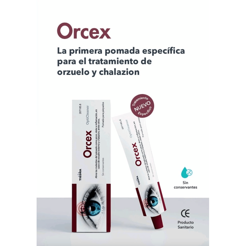 Orcex Pomada para as Pálpebras, 15 g