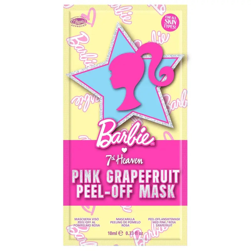 7 Heaven Peel-Off Mask Pink Grapefruit Barbie