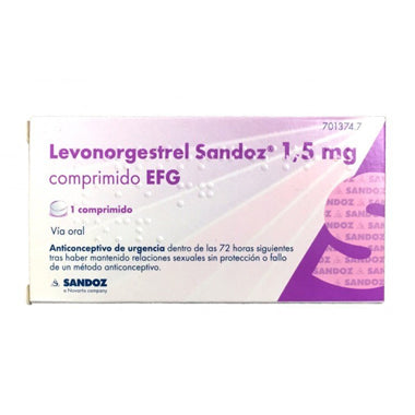 Levonorgestrel Sandoz 1,5 mg 1 Comprimido