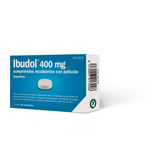 Ibudol Efg 400 mg 20 comprimidos revestidos por película