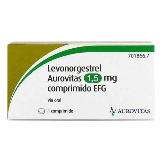 Levonorgestrel Aurovitas  EFG 1.5 mg 1 Comprimido