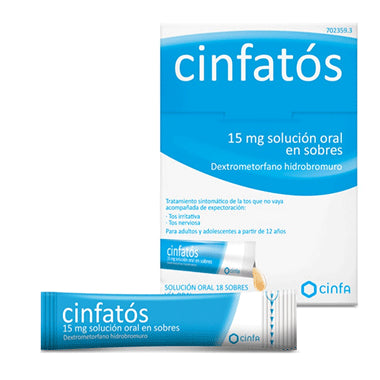 Cinfatos 15 mg Solución Oral 18 sobres