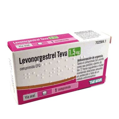 Teva Levonogestrel Teva 1,5 mg 1 comprimido