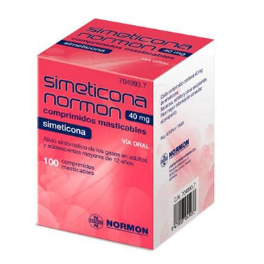 Simeticona Normon 40 mg 100 comprimidos Masticables