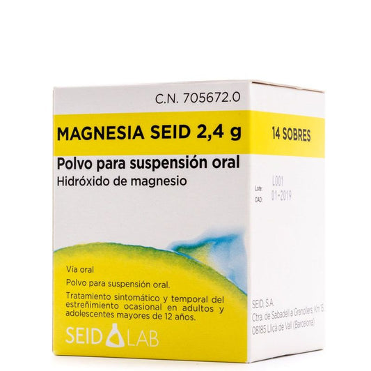 Magnesia Seid 14 Sobres Polvo Suspensión Oral