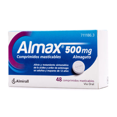 Almax 500 mg, 48 Comprimidos Masticables