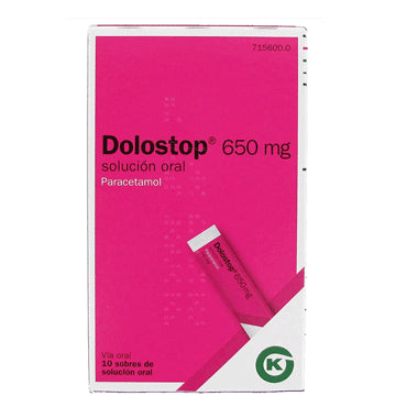 Dolostop 650 mg Solución Oral 10 Sobres