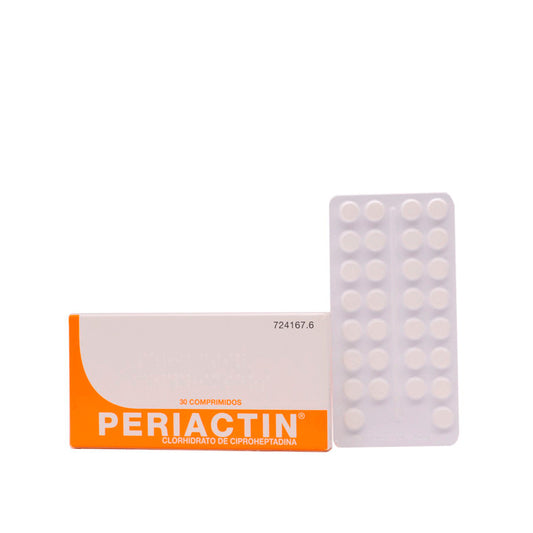 Periactin 4 mg 30 Comprimidos