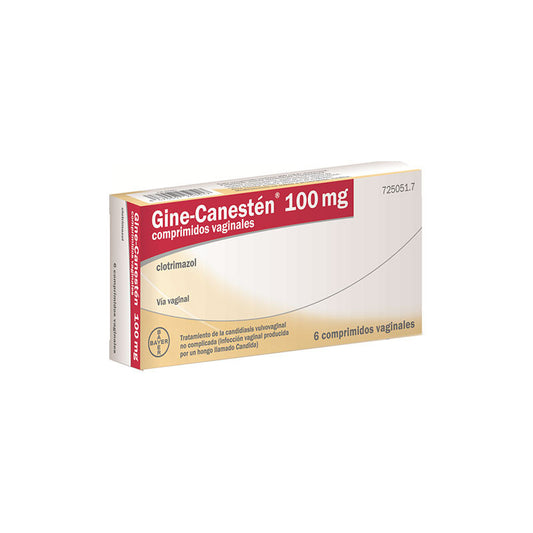 Gine-Canestén 6 comprimidos Vaginales 100 Mg