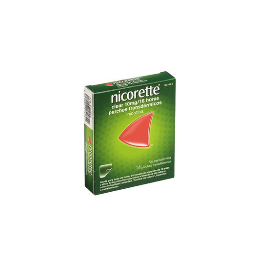Nicorette Parches Transdérmicos 10 mg de 16 Horas 14 Parches
