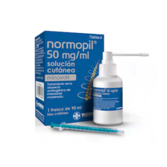 Normopil 50 mg/ ml 1 Frasco Solucion Cutanea, 90 ml