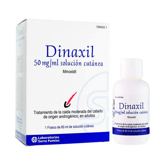 Dinaxil 50 mg/ ml Solucion Cutanea 1 Frasco, 60 ml