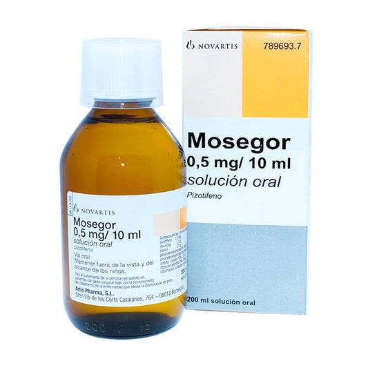 Mosegor 0,5mg/ 10ml, 200 ml Solucion Oral
