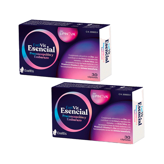 Exeltis Essential Food Supplement Pregnancy and Preconception, 2 x 30 Capsules