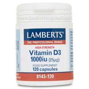 Lamberts Vitamina D3 1000Ui 120 cápsulas