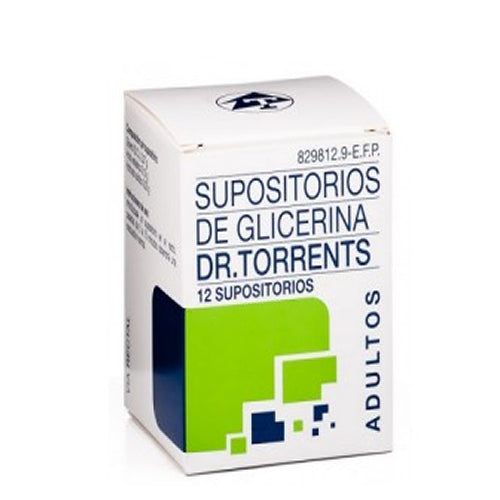 Supositorios Glicerina Dr Torrents Adultos 12 unidades