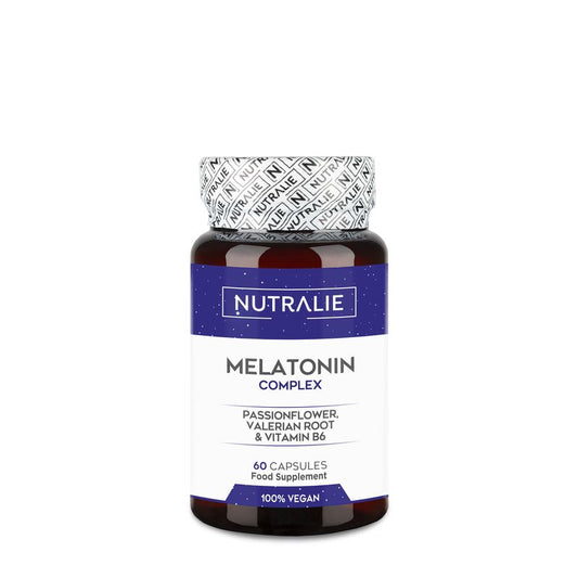 Nutralie Melationine com passiflora + B6 e raiz de valeriana , 60 cápsulas