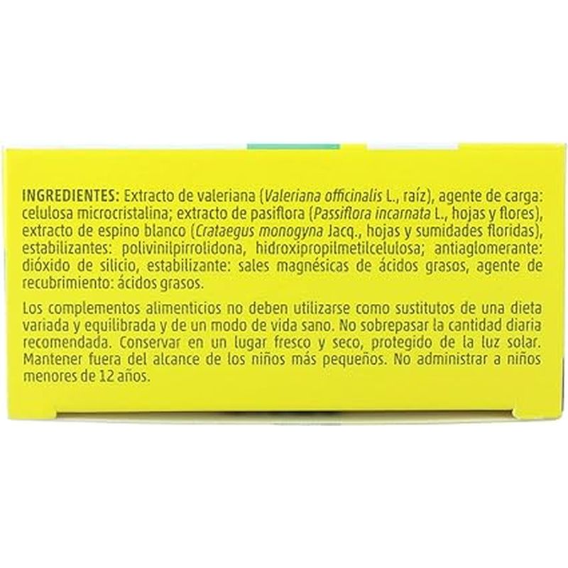 Aquilea Enrelax Forte 500 mg Valeriana + Espinheiro-alvar + Maracujá, 30 comprimidos