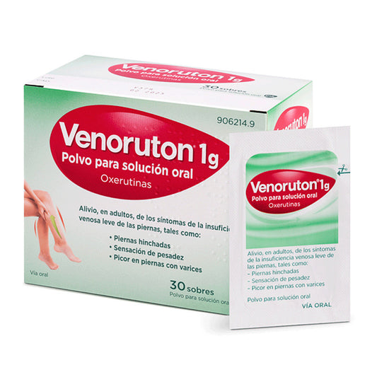 Venoruton 1 gr Polvo Para Solución Oral 30 sobres