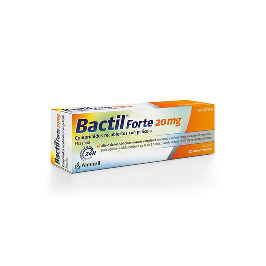 Bactil Forte 20 mg 20 Comprimidos Recubiertos