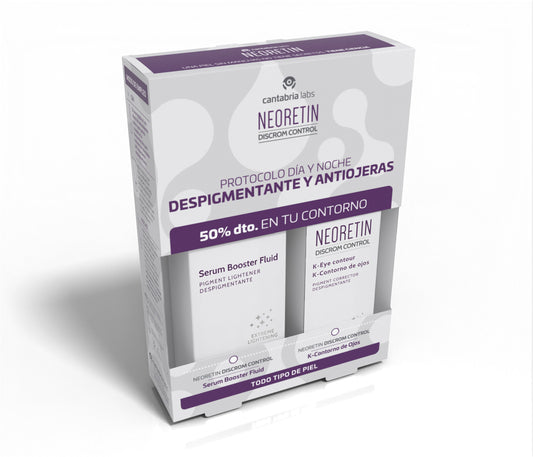 Neoretin Pack Discrom Serum Booster Fluid 30Ml+Neoretin Discrom Control K-Eye Contour 15Ml