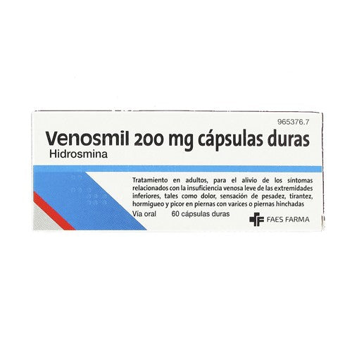 Venosmil 200 mg 60 cápsulas Duras