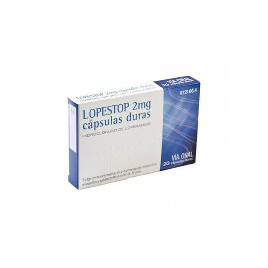 Lopestop 2 mg cápsulas Duras 20 unidades