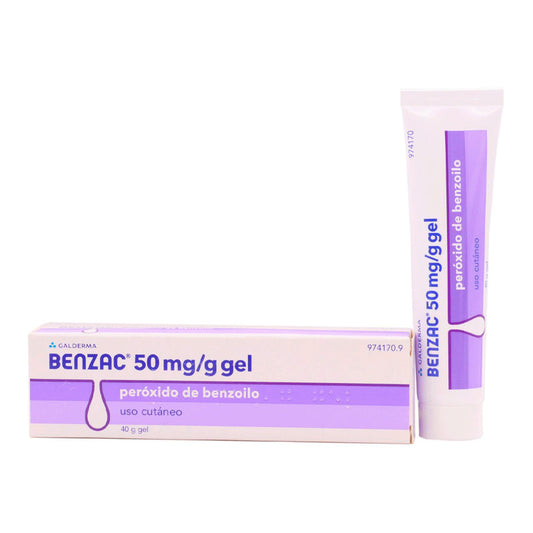 Benzac 50 mg/G Gel, 40 gr