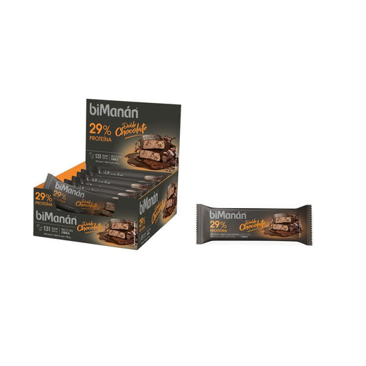 Barras de Proteína Bimanán Chocolate Duplo, 20 unidades