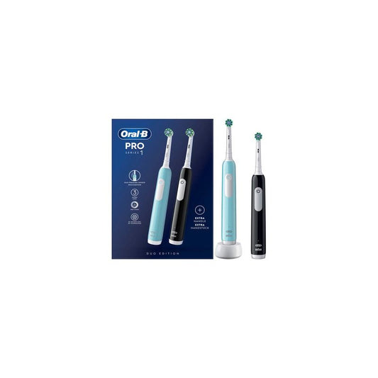 Oral B Braun Cep. Electric Duplo Pro 1 Pack Preto + Azul
