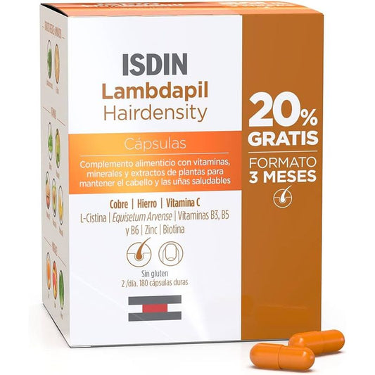 ISDIN Lambdapil hairdensity 180 cápsulas