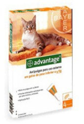 Advantage Gato 40 mg 0-4Kg 4Pip