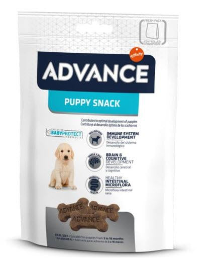 Advance Canine Puppy Snack Caja 7X150Gr, snack para perros