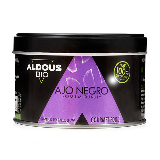 Aldous Bio Auténtico Ajo Negro Ecológico Español, 100 G