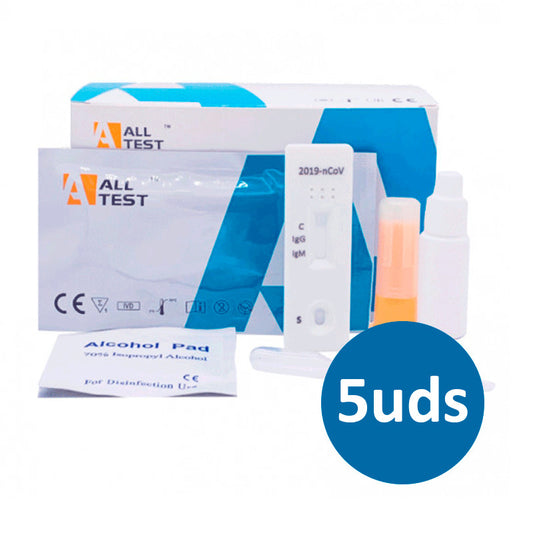 Test Antígenos Covid-19 Nasal - 5 unidades - All Test