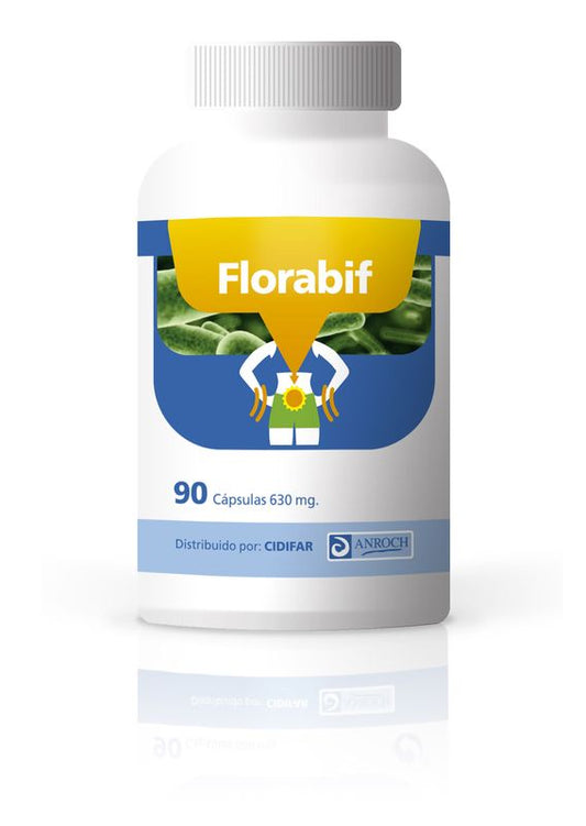 Anroch Florabif Prebiotico Y Pro Biotico, 60 Cápsulas      