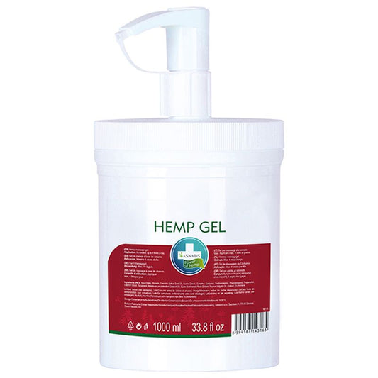 Hemp Gel 1L · Gel Natural De Cáñamo Para Alivio Y Masaje , 1000 ml