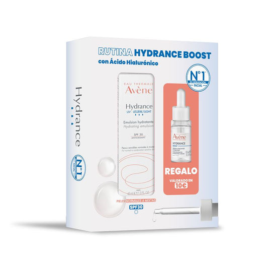 Avene Pack Hydrance Emulsión Hidratante Uv Ligera 40 Ml + Hydrance Serum Boost 10 Ml