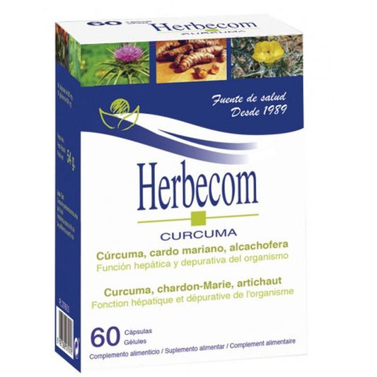 Bioserum Herbecom Curcuma , 60 cápsulas