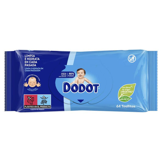 DODOT BLUE BABY WIPES 64 UNIDADES