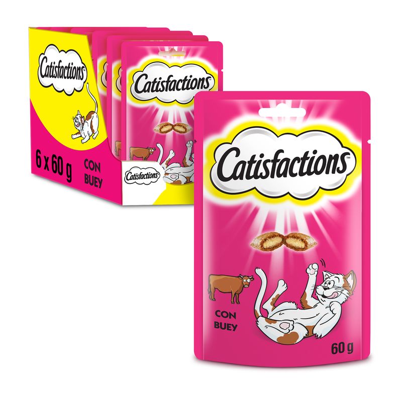 Catisfactions Feline Beef 6X60Gr